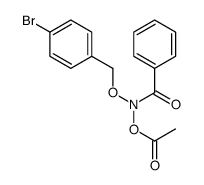 [benzoyl-[(4-bromophenyl)methoxy]amino] acetate Structure