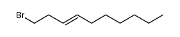 E-1-bromo-3-decene Structure