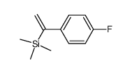 (1-(4-fluorophenyl)vinyl)trimethylsilane Structure