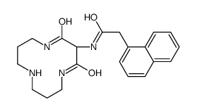 N-(2,4-dioxo-1,5,9-triazacyclododec-3-yl)-2-naphthalen-1-ylacetamide Structure