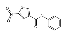 N-methyl-5-nitro-N-phenylthiophene-3-carboxamide Structure