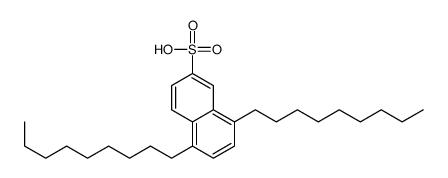 5,8-di(nonyl)naphthalene-2-sulfonic acid结构式
