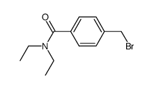 4-(bromomethyl)-N,N-diethylbenzamide Structure