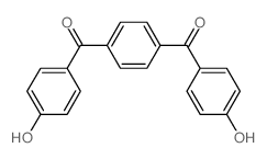 Methanone,1,1'-(1,4-phenylene)bis[1-(4-hydroxyphenyl)- Structure