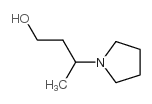 3-(吡咯烷-1-基)丁-1-醇结构式