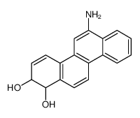 6-amino-1,2-dihydrochrysene-1,2-diol结构式