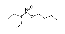 Phosphorigsaeure-n-butylester-N,N-diaethylamid结构式