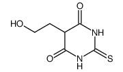 5-(2-hydroxy-ethyl)-2-thioxo-dihydro-pyrimidine-4,6-dione结构式