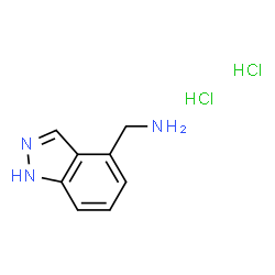 (1H-吲唑-4-基)甲胺二盐酸盐结构式