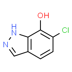 6-Chloro-1H-indazol-7-ol Structure