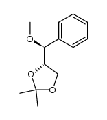 (S)-4-((S)-methoxy(phenyl)methyl)-2,2-dimethyl-1,3-dioxolane Structure