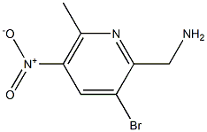 (3-Bromo-6-methyl-5-nitro-pyridin-2-yl)-methyl-amine Structure