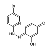 4-[(5-bromopyridin-2-yl)hydrazinylidene]-3-hydroxycyclohexa-2,5-dien-1-one结构式