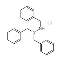 Hydrazine, tribenzyl-,monohydrochloride (8CI)结构式
