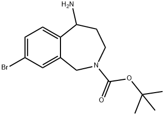 tert-butyl 5-amino-8-bromo-4,5-dihydro-1H-benzo[c]azepine-2(3H)-carboxylate picture