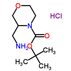 3-(氨基甲基)吗啉-4-羧酸叔丁酯盐酸盐图片