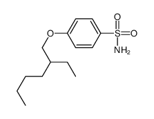 4-(2-ethylhexoxy)benzenesulfonamide结构式