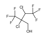 2,3-dichloro-4,4,4-trifluoro-2-(trifluoromethyl)butan-1-ol结构式