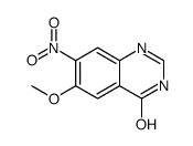 6-METHOXY-7-NITROQUINAZOLIN-4(3H)-ONE structure