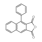 1-Phenyl-2,3-naphthalenedicarboxylic anhydride structure