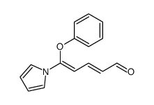 (Z/E)-5-phenoxy-5-(1H-pyrrol-1-yl)penta-2,4-dienal Structure