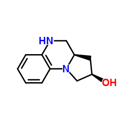 Pyrrolo[1,2-a]quinoxalin-2-ol,1,2,3,3a,4,5-hexahydro-,(2R,3aR)- (9CI) picture