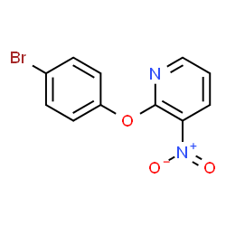2-(4-Bromophenoxy)-3-nitropyridine结构式