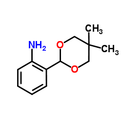 2-(5,5-Dimethyl-1,3-dioxan-2-yl)aniline结构式