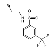 N-(2-Bromoethyl)-3-(trifluoromethyl)benzenesulfonamide结构式