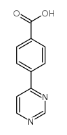4-(4-嘧啶)苯甲酸结构式