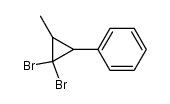 1,1-dibromo-2-methyl-3-phenylcyclopropane Structure