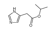 propan-2-yl 2-(1H-imidazol-5-yl)acetate Structure