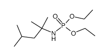 diethyl (2,4-dimethylpentan-2-yl)phosphoramidate结构式
