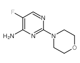 5-氟-2-(4-吗啉基)-4-嘧啶胺结构式