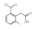 Benzeneacetic acid,2-chloro-6-nitro-结构式