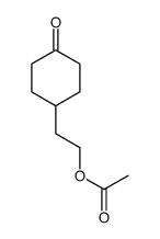 2-(4-oxocyclohexyl)ethyl acetate Structure