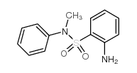 2-Amino-N-methyl-N-phenylbenzene sulfonamide Structure