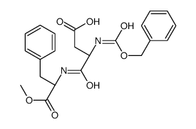1-methyl 3-phenyl-N-[N-[(phenylmethoxy)carbonyl]-L-alpha-aspartyl]-L-alaninate Structure
