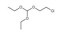 Diaethyl-β-chloraethyl-orthoformiat结构式