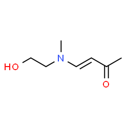3-Buten-2-one, 4-[(2-hydroxyethyl)methylamino]-, (3E)- (9CI) Structure