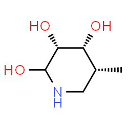 2,3,4-Piperidinetriol,5-methyl-,(3R,4R,5R)-(9CI) Structure