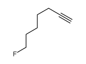 1-HEPTYNE, 7-FLUORO- Structure