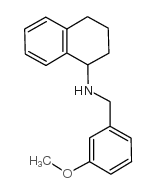 N-[(3-methoxyphenyl)methyl]-1,2,3,4-tetrahydronaphthalen-1-amine结构式