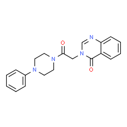 3-[2-oxo-2-(4-phenylpiperazin-1-yl)ethyl]quinazolin-4(3H)-one Structure