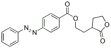 4-(Phenylazo)benzoic acid 2-(tetrahydro-2-oxofuran-3-yl)ethyl ester结构式