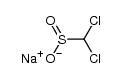 Natrium-dichlormethansulfinat结构式