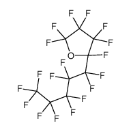 2,2,3,3,4,4,5-heptafluoro-5-(1,1,2,2,3,3,4,4,5,5,5-undecafluoropentyl)oxolane结构式
