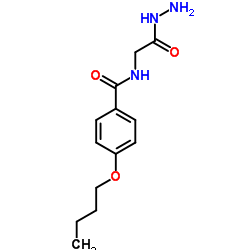 4-Butoxy-N-(2-hydrazino-2-oxoethyl)benzamide structure