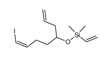 dimethyl {[(Z)-8-iodo-1,7-octadienyl]-4-oxy}vinylsilane Structure