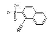 1-cyanonaphthalene-2-sulfonic acid Structure